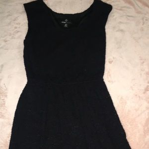 Black flowy lace dress